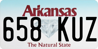 AR license plate 658KUZ