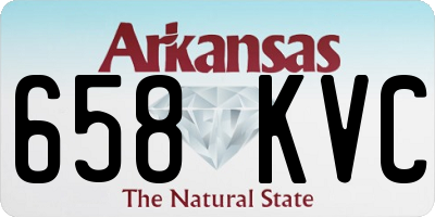 AR license plate 658KVC