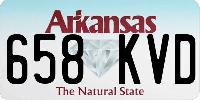 AR license plate 658KVD