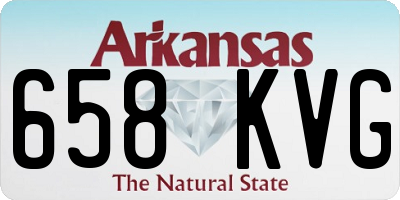 AR license plate 658KVG