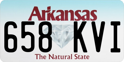 AR license plate 658KVI