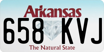 AR license plate 658KVJ