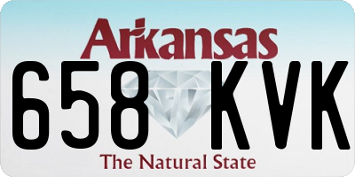 AR license plate 658KVK