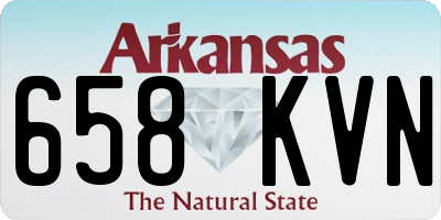 AR license plate 658KVN