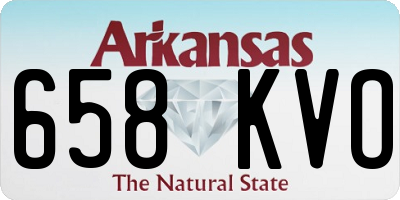 AR license plate 658KVO