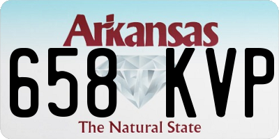 AR license plate 658KVP