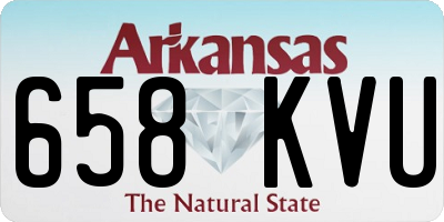 AR license plate 658KVU