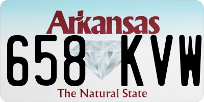 AR license plate 658KVW
