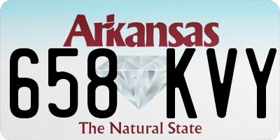 AR license plate 658KVY