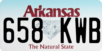 AR license plate 658KWB