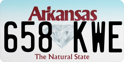 AR license plate 658KWE