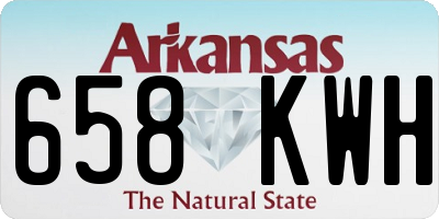 AR license plate 658KWH