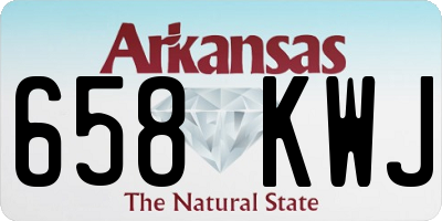 AR license plate 658KWJ
