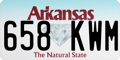AR license plate 658KWM