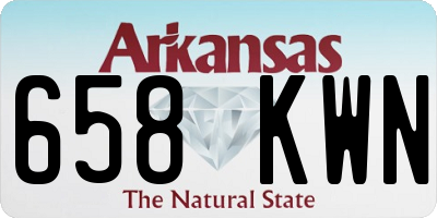 AR license plate 658KWN