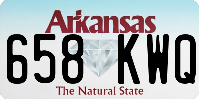 AR license plate 658KWQ