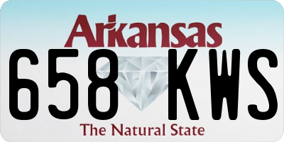 AR license plate 658KWS