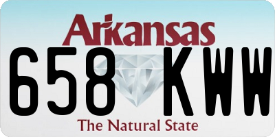 AR license plate 658KWW