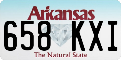 AR license plate 658KXI
