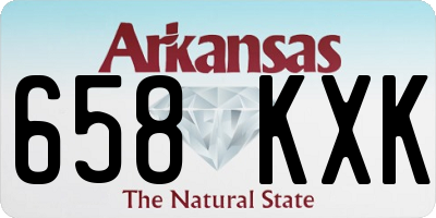 AR license plate 658KXK