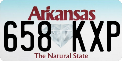 AR license plate 658KXP