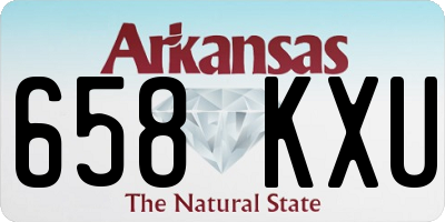 AR license plate 658KXU