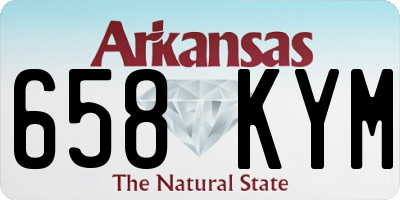 AR license plate 658KYM