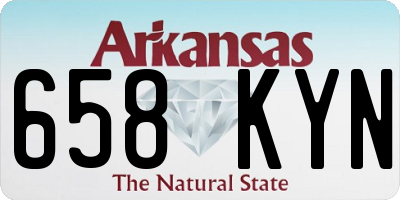 AR license plate 658KYN