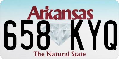 AR license plate 658KYQ