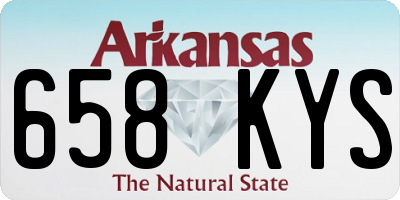 AR license plate 658KYS