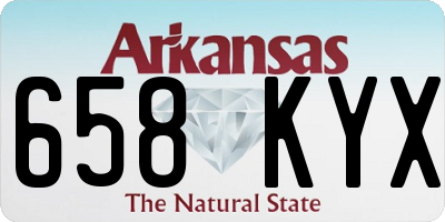 AR license plate 658KYX