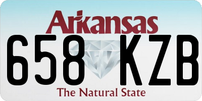 AR license plate 658KZB