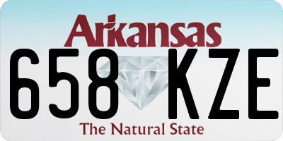 AR license plate 658KZE