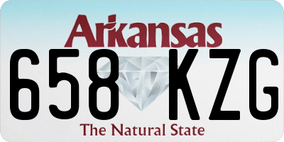 AR license plate 658KZG