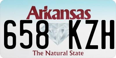 AR license plate 658KZH
