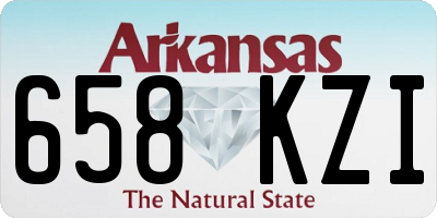 AR license plate 658KZI