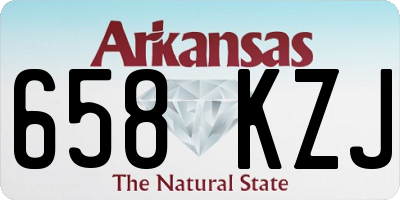 AR license plate 658KZJ
