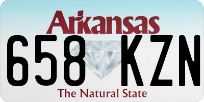 AR license plate 658KZN