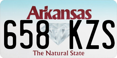 AR license plate 658KZS