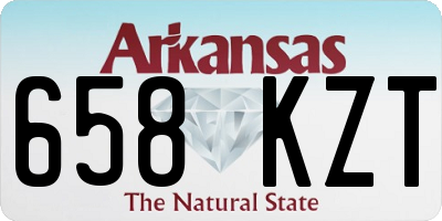 AR license plate 658KZT