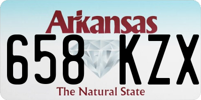 AR license plate 658KZX