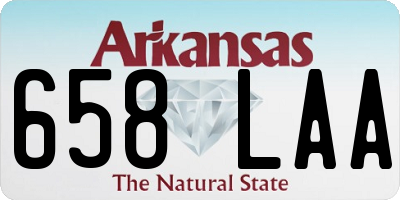AR license plate 658LAA