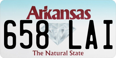 AR license plate 658LAI