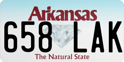 AR license plate 658LAK
