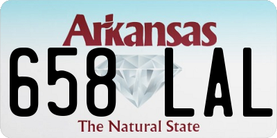 AR license plate 658LAL