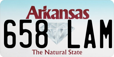 AR license plate 658LAM