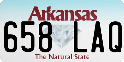 AR license plate 658LAQ