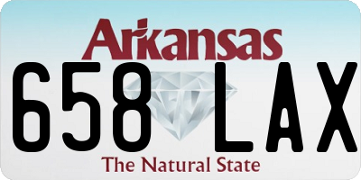 AR license plate 658LAX