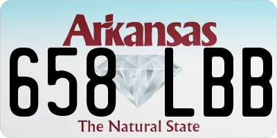 AR license plate 658LBB