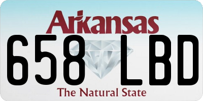 AR license plate 658LBD